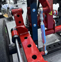 Machine d'entraînement latéral assis et debout, Station professionnelle de levée latérale des épaules avec bras réglables pour la poitrine et le dos