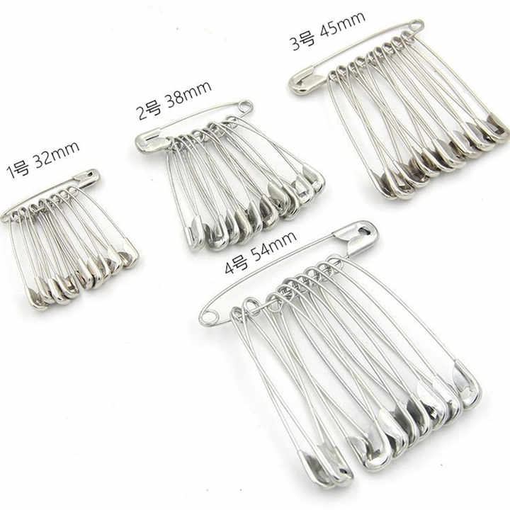 Hang Tag Safety Pins With Different Size,1000pcs Each Box,500 Pcs Each