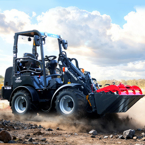 Landward W1260 <b>Small</b> Articulated Hot Selling Engine Ce Compact with Snow Blade 4 <b>Wheel</b> Customized High Performance - Product Image 5