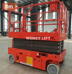 WEMET Mini Scissor Lift Platform Hydraulic X Scissor Lift Table For Rent