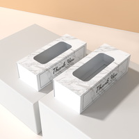 Boîte à desserts avec fenêtre, macaron, emballage de gâteau de nourriture, boîte à tiroirs, emballage de beignet de boulangerie avec fenêtre avec logo personnalisé