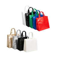 Sac épais imperméable laminé non tissé pour les courses quotidiennes au supermarché, logo personnalisé
