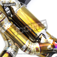 Silencieux d'échappement Catback en titane Valvetronic pour Porsche 718 Cayman Spyder GTS/GT4 4.0L 2025 SUS304 Tuyau de système d'échappement sport