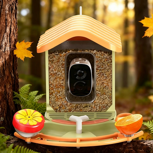 กล้องติดตั้งที่ให้อาหารนกอัจฉริยะ 2K HD AI ระบบภาพไร้สาย พลังงานแสงอาทิตย์ สำหรับภายนอกอาคาร เป็นมิตรกับสิ่งแวดล้อม ทนทาน ควบคุมผ่านแอพ ดูภาพกลางคืนได้ - Product Image 3