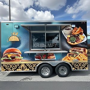 Remolque de Comida Móvil Japonés Estándar 110V OEM 2025, Gran Venta, con Equipamiento de Cocina Completo - Product Image 2