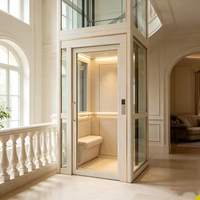 Ascenseur hydraulique sans obstacle pour maison, en acier inoxydable, pour villa résidentielle, entrepôt, cuisine, design moderne, sûr