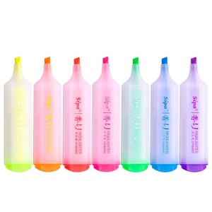 Sh889s 7-màu huỳnh quang xiên tip Highlighter Bút Đánh Dấu đầy màu sắc cho học sinh ghi chú chụp lỏng bao bì - Product Image 2