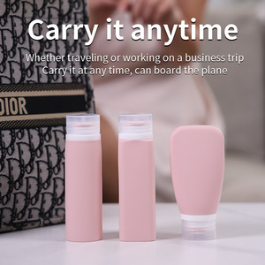Bouteille de voyage en silicone rechargeable, anti-fuite, pour shampoing, produits de soins de la peau, fournitures de voyage portables - Product Image 2