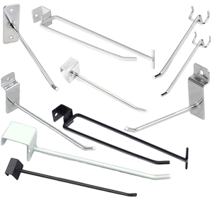 Tùy chỉnh phần cứng công cụ PEG Board hiển thị móc cửa hàng bán lẻ phụ kiện kim loại treo Đen Pegboard móc - Product Image 6