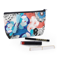 Pochette de maquillage de style moderne, imprimé lapin de dessin animé personnalisé, tissu léger, trousse de toilette multifonctionnelle, sac cosmétique, cadeau