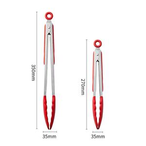 Hot Sales 9 Inch High Temperature Resistance Professional Kitchen <strong>Tongs</strong> Silicone Food Cooking Kitchen <strong>Tongs</strong> <strong>Salad</strong> - Product Image 6