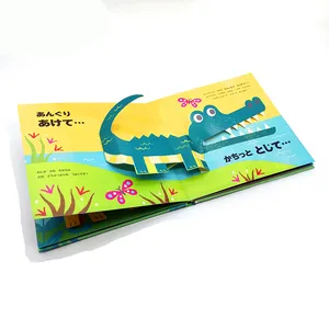 3D Pop Up English Learning Book Hardcover Child Book Printing