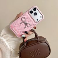 Coque de Téléphone Fille Mignonne à Motif Léopard avec Nœud en Cuir pour iPhone 17 Pro Max 16 15 14 Apple – Matériau TPU Durable Style Coréen