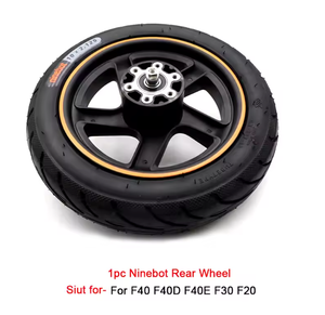 Assemblage de roue arrière d'origine 10*2.125 pour Ninebot par Segway F40 F40D <span class=keywords><strong>F40E</strong></span> F30 F20 pièces de roue arrière de Scooter électrique - Product Image 6