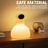 Articles de soulagement de l'anxiété Lumière intelligente Animal mignon Silicone Soft Clapping Night Lamp pour chambre d'enfant Chambre à coucher