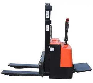 2ton Stand Drive Hydraulic Full Electric Pallet Stacker Electric Forklift