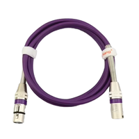Kabel Audio XLR Profesional OEM Grosir Tahan Lama, Kabel Speaker Mikrofon Seimbang, Kombinasi Pelindung, Jaket PVC, Custom