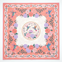 Tapis de jeu de Mahjong de Noël motif Casse-Noisette, Roi des Souris, Danseur de Ballet, avec bordure florale et nœud, sous-main carré