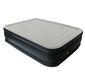 <span class=keywords><strong>Matelas</strong></span> pneumatique gonflable floqué double taille <span class=keywords><strong>avec</strong></span> pompe à air intégrée pour le camping intérieur et extérieur - Product Image 5