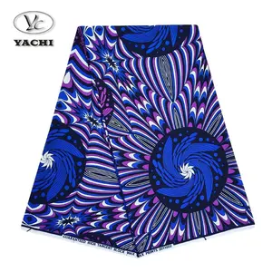 Yachitex Super Hot Sale Ankara Cotton Wax Print African Fabrics For Women's Dress
