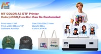 Imprimante DTF automatique MT COLOR 30cm A3 A4 de bureau L1800 1390 avec tête d'impression Epson pour film PET, t-shirt, utilisation domestique