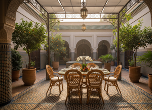 Java Rattan Modern Dining Set Elegant Comfortable <b>Table</b> <b>Chair</b> Set Handcrafted Stylish Furniture Restaurant Cafe Hotel Home Decor - Product Image 3