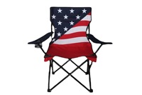 Chaise pliante de camping bon marché, fournisseur de drapeaux américains du Canada