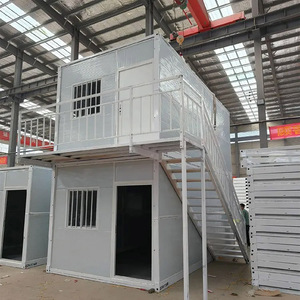 Casa contenedor prefabricada modular plegable OEM de bajo precio con paneles sándwich para edificios de oficinas, centros comerciales, hoteles - Product Image 5