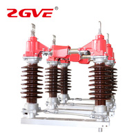 Interruptor de Corte de Carga de Alto Rendimiento Serie GW4 para Exteriores, CA de Alto Voltaje 72.5KV, Capacidad de Ruptura 20KA