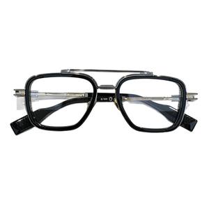 Kính mắt khung vuông unisex kim loại nặng thủ công phong cách Nhật Bản xuyên biên giới <span class=keywords><strong>2026</strong></span>, chống tia UV400, khung đầy đủ, thời trang cao cấp, dành cho kỳ nghỉ - Product Image 5