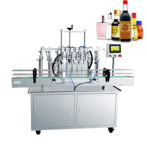 YK-SV6H Automatic Wine Bottle Milk Essential Oil Cosmetic Servo Motor Filling Machine For Liquid