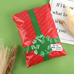 Bolsas <span class=keywords><strong>de</strong></span> correo <span class=keywords><strong>de</strong></span> polietileno con tema navideño <span class=keywords><strong>de</strong></span> gran oferta, bolsas <span class=keywords><strong>de</strong></span> envío <span class=keywords><strong>de</strong></span> plástico impermeables fuertes para regalos <span class=keywords><strong>de</strong></span> Navidad y pedidos en línea - Product Image 1