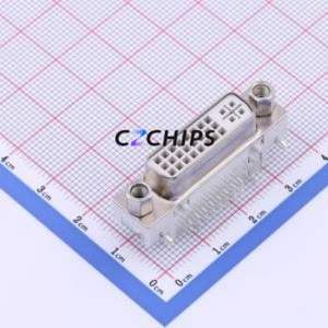 KH-DVI-24+5-AF90 DVI Connector Through hole Component (THT) Connector - Product Image 1