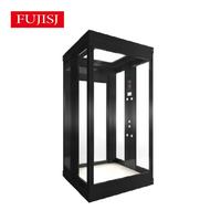 Ascenseur de maison de cabine en verre minimaliste moderne AC 3 ans Ascenseur de villa de qualité supérieure avec machine de traction sans engrenage à basse vitesse