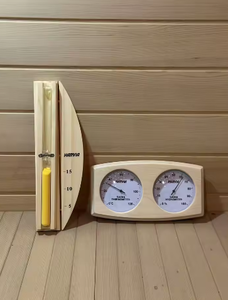 Vente flash : Sauna carré extérieur noir pour 4-6 personnes, en cèdre et en hemlock, avec poêle électrique 6 kW et pierres de sauna - Product Image 5
