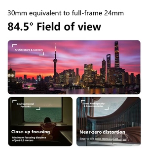 Objectif moyen format ZHONGYI 30 mm F2.4 à mise au point manuelle pour appareils photo Fujifilm GFX GFX100RF GFX100S GFX50S Hasselblad XCD X2D X2DII - Product Image 3