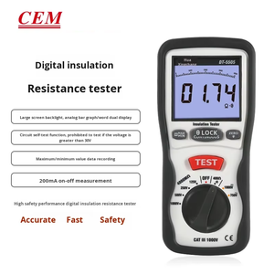 Medidor Digital de Isolação de Alta Precisão <span class=keywords><strong>Cem</strong></span> para Medir Resistência Modelo Dt-5500/5505 - Product Image 6