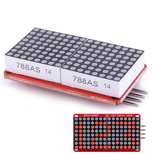 Nouveau module d'affichage à points OPEN-SMART 0,8 pouces 16x8 I2C, matrice LED rouge pour F311 - Product Image 4