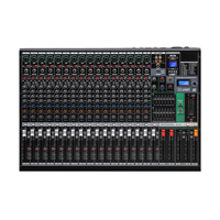 Console de mixage audio professionnelle 18 canaux FX avec 99 effets numériques DSP / Contrôleur DJ / Cartes son de mixage audio