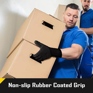 GLOVEMAN Guantes de trabajo de seguridad con pantalla táctil Guantes de punto sin costuras recubiertos de PU Agarre suave Palma para hombres Mujeres Trabajo de servicio general - Product Image 3