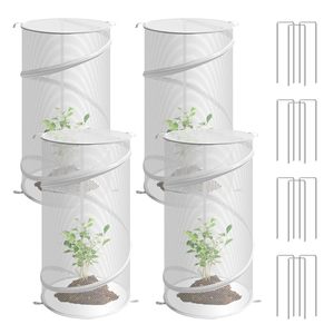 Couverture de protection pour plantes blanche et noire, anti-insectes, en maille PET, <span class=keywords><strong>sans</strong></span> installation, pour légumes et fleurs, pour <span class=keywords><strong>jardin</strong></span> - Product Image 1