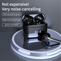 Écouteurs intra-auriculaires J5PRO HiFi ANC à réduction de bruit Bluetooth avec indicateur de batterie LED JL Auriculares Couleur bleue