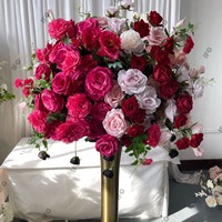 Dekorasi Bunga Vintage IFG untuk Rumah dan Pernikahan, Centerpiece Bunga Elegan untuk Meja Kopi/Makan Model 2025- Asal Produk: Tidak Tersedia