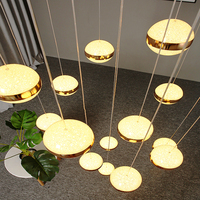 Suspension sphérique de style nordique, lampe suspendue moderne en forme de globe pour chambre à coucher, chevet, salle à manger