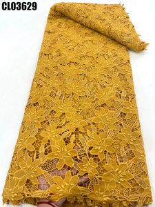 Encaje Soluble en agua suave de alta calidad, el más nuevo cordón grande de encaje Aso Ebi, tela elegante y cómoda para mujeres nigerianas - Product Image 6