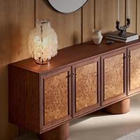 Mueble de Salón Moderno de Madera Maciza de Gran Capacidad con Estantes Ajustables para Oficina en Casa y Uso en Villas