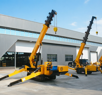 Stabiler Raupenkran 18m mit Hydraulikantrieb und 360-Grad-Rotation für Wohnhausbau und Hebearbeiten