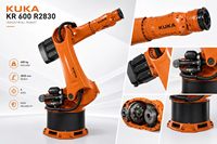 Bras robotisé industriel lourd à 6 axes KUKA KR 600 R2830, charge utile de 600 kg, robot de manutention et de palettisation automatique