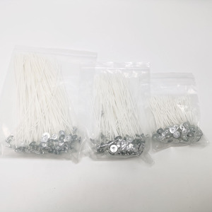 Nucleo di cera filo di cera di alta qualità 8-20cm 100 pz/pacco per la fabbricazione di candele e Ghee lampada stoppino - Product Image 4