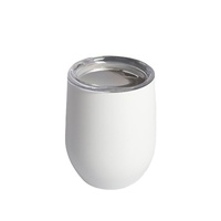 Bouteille isotherme portable en acier inoxydable de 12 oz, double paroi sous vide, forme coquille d'œuf, grande capacité, en U, pour sublimation, design moderne